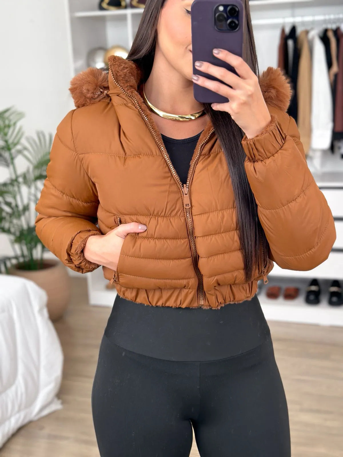 Casaco Puffer Aegis (Dupla Face)